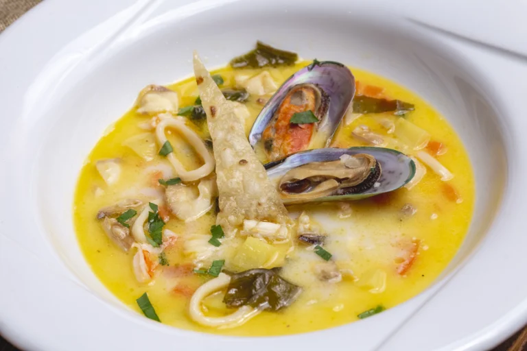Receita de Sopa de Marisco
